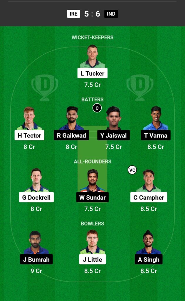 IND VS IRE