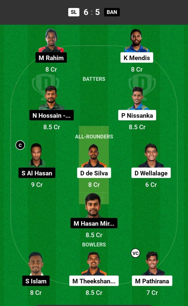 SL VS BAN