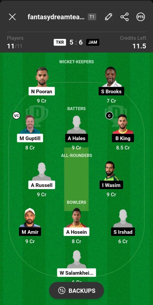 TKR VS JAM