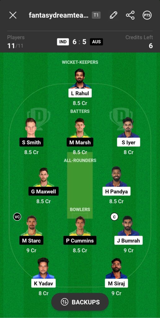 IND VS AUS