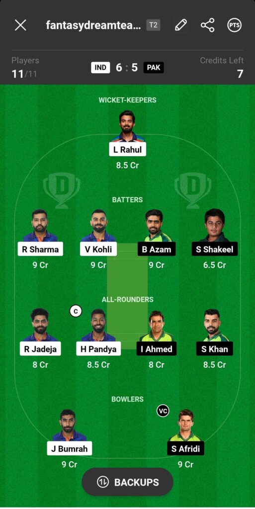 IND VS PAK