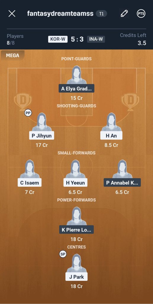 South Korea Women VS Indonesia Women
