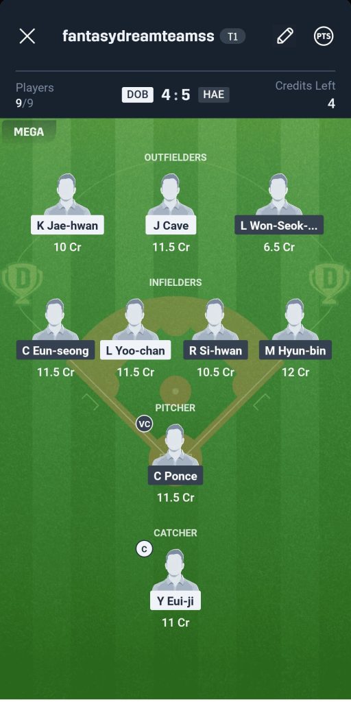 Doosan Bears vs Hanwha Eagles